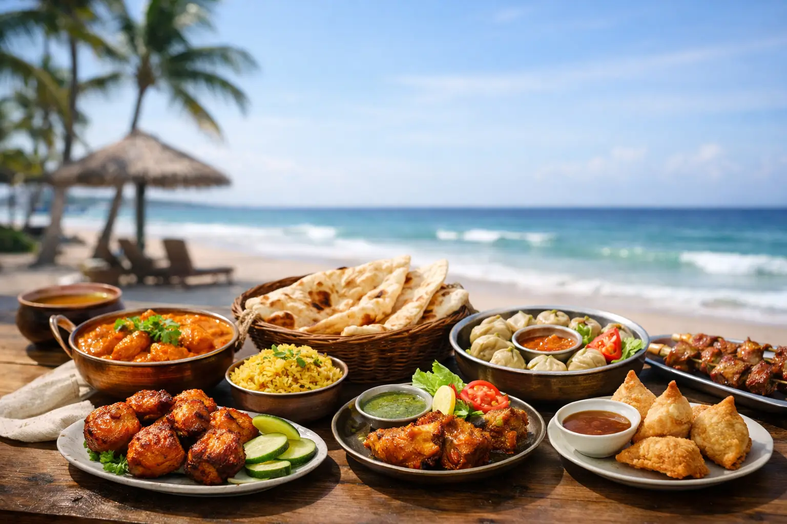 Indian and Nepalese Food Near Beach