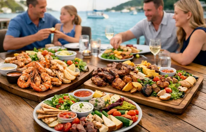 Best Family Dinner Sharing Platters in SXM