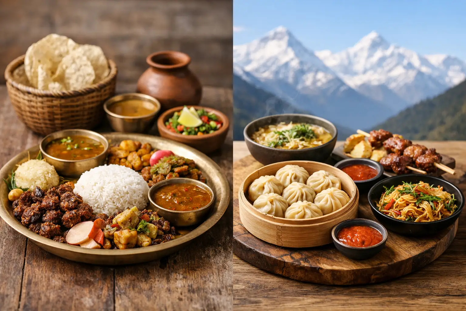 Newari Cuisine vs Himalayan Cuisine Explained