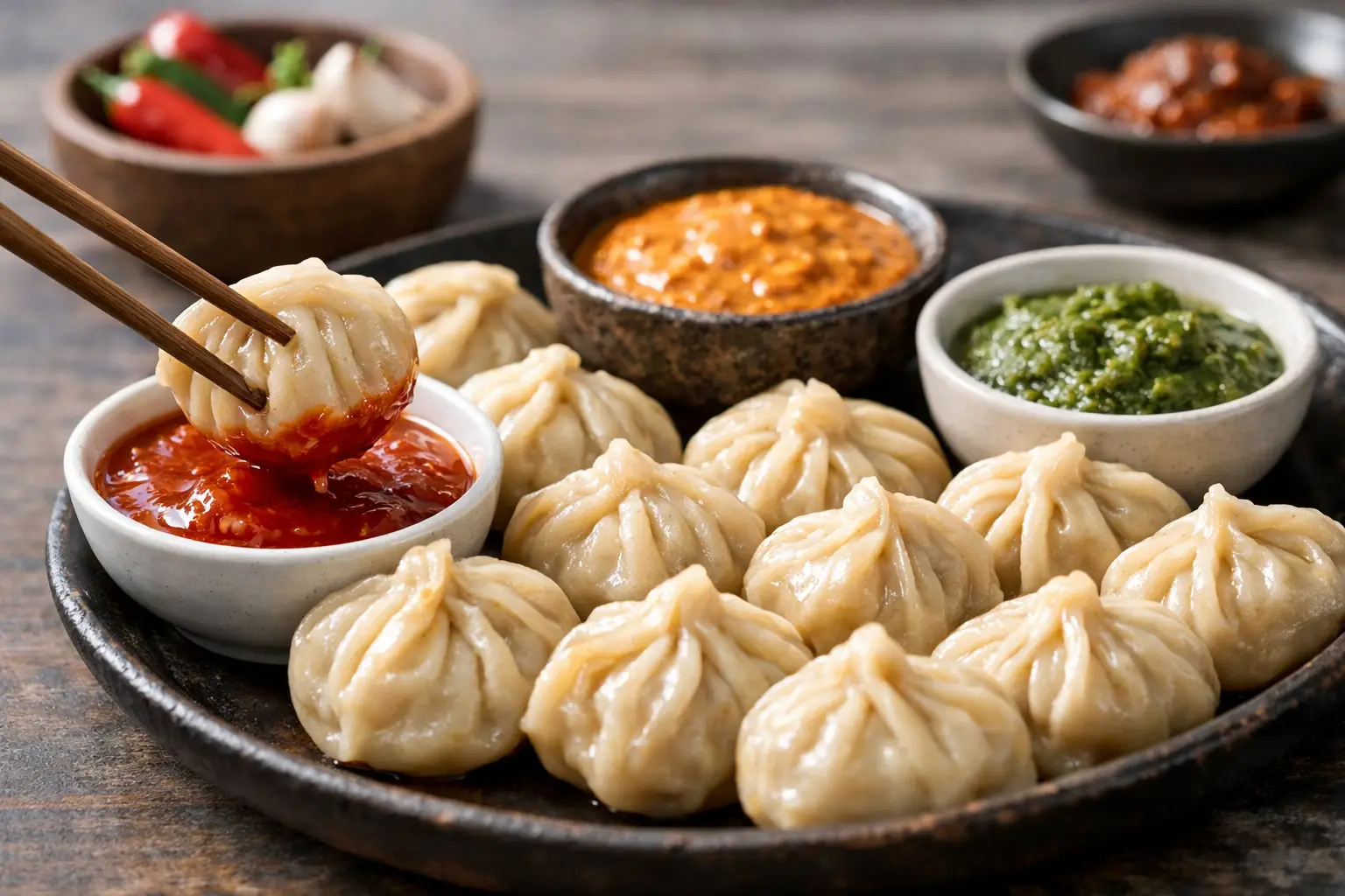 A Guide to Momo Dipping Sauces and Flavor